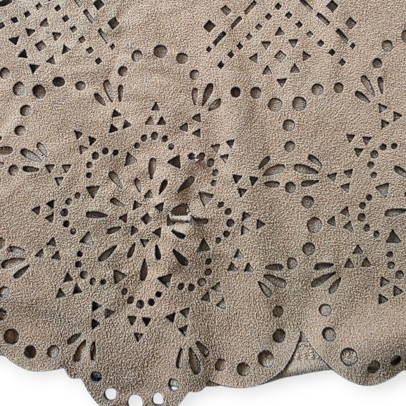 Love On A Hanger Tank, Faux Suede, Size Large - Picture 2 of 6